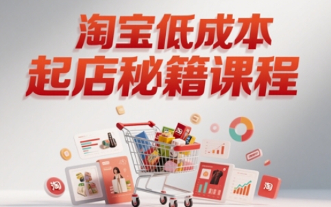 淘宝低成本起店系统课，助你快速起店，实现弯道超车 &#8211; 左键博客
