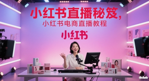 小红书直播秘笈，小红书电商直播教程 &#8211; 左键博客