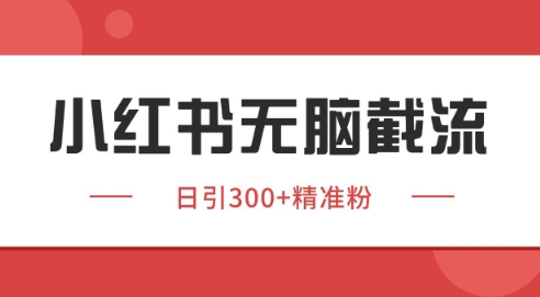 小红书截流同行客源，独家野路子获客玩法 日引200+暴力获客【揭秘】 &#8211; 左键博客