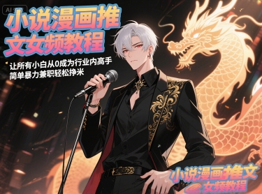 小说漫画推文女频教程，让所有小白从0成为行业内高手，简单暴力兼职轻松挣米 &#8211; 左键博客