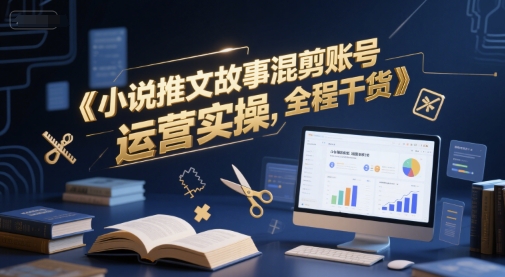 小说推文故事混剪账号运营实操，全程干货 &#8211; 左键博客