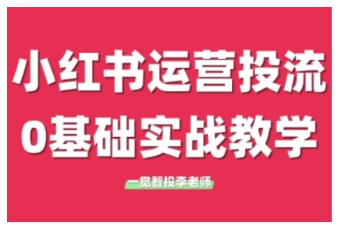小红书运营投流，小红书广告投放从0到1的实战课，学完即可开始投放（更新） &#8211; 左键博客