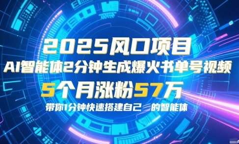 AI智能体2分钟一键生成爆火书单号原创视频，5个月涨粉57w，带你零代码1分钟搭建智能体 &#8211; 左键博客