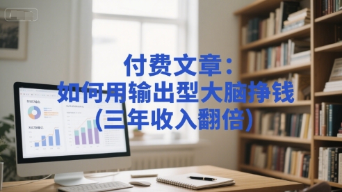 付费文章：如何用输出型大脑挣钱(三年收入翻倍) &#8211; 左键博客