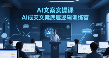 AI文案实操课，AI成交文案底层逻辑训练营 &#8211; 左键博客