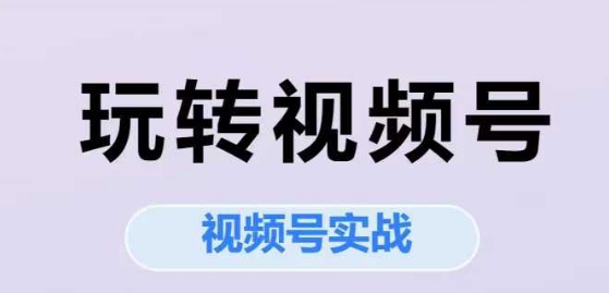 玩转视频号，视频号实战系列课 &#8211; 左键博客