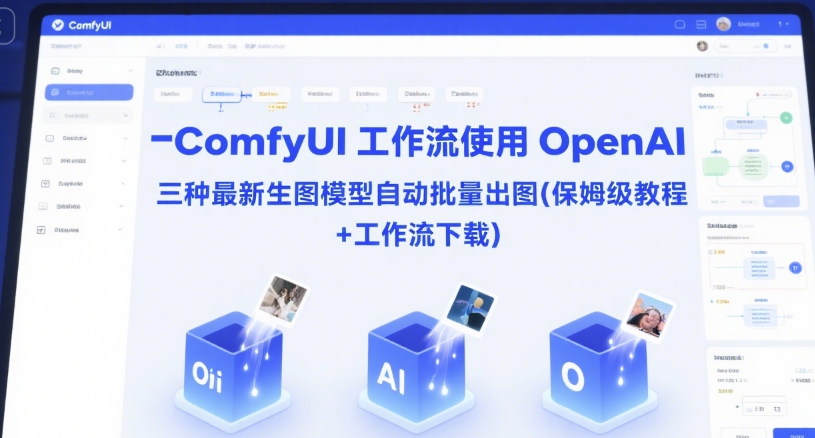 ComfyUI 工作流使用 OpenAI 三种最新生图模型自动批量出图(保姆级教程+工作流下载) &#8211; 左键博客
