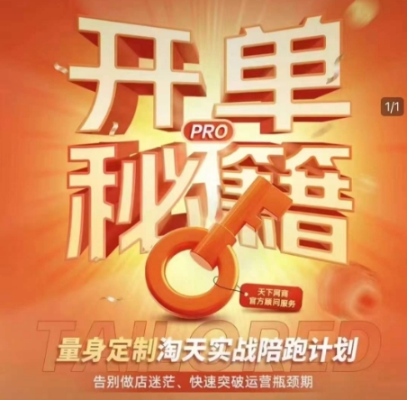 淘宝开单秘籍PRO，量身定制淘天实战陪跑计划，告别做店迷茫、快速突破运营瓶颈期（更新6月） &#8211; 左键博客
